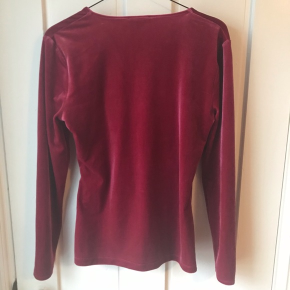 J. Crew Mercantile Luxe Velvet Blouse - Picture 4 of 4